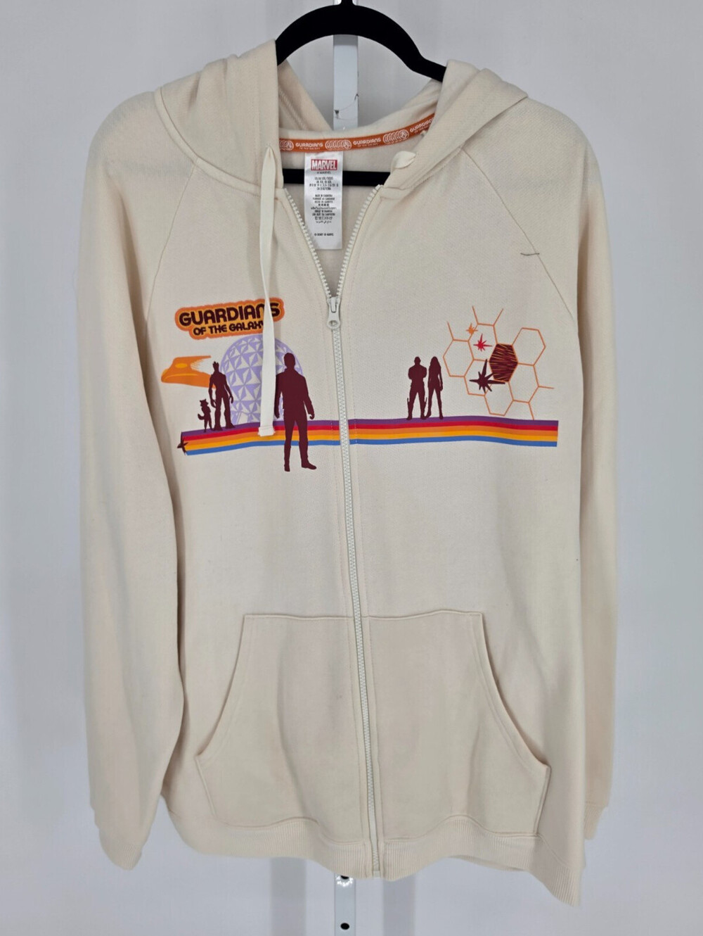 Disney Mens Sz XXL Other Worlds Showcase Epcot Hoodie Guardians of the Galaxy